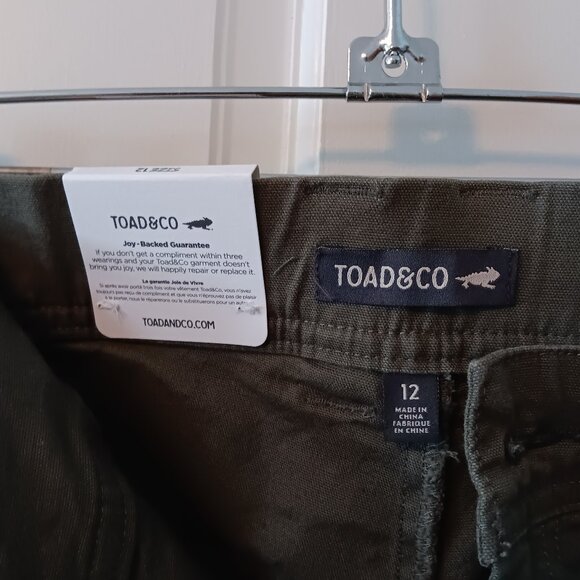 Toad&Co Olive Ankle-Length Pants - Picture 5 of 6